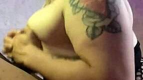 Whoa, watch this latina slut's big natural tits bounce on cock in deepthroat blowjob part one!