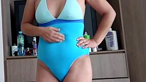 wife strips naked on beach flashing pussy urine to lure man for public fuck?