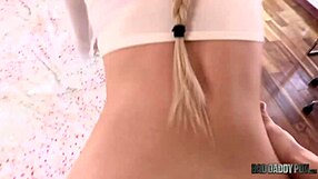 yo nella jones is taking daddy's rough doggystyle pounding like a good teen slut