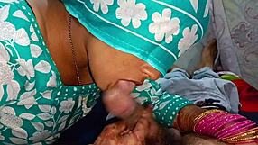 karwa chauth indian housewife gives closeup blowjob then bends for rough anal creampie with hindi moans