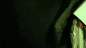 her fingers slide deep into wet pussy through striped cotton panties teasing endlessly