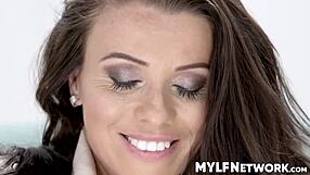 Vicky Love cruises gorgeous rich babe style through wine country hills