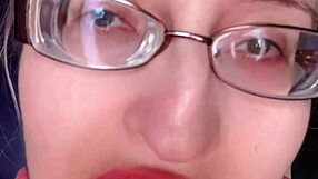 asmr glossy lips devour banana fetish tease