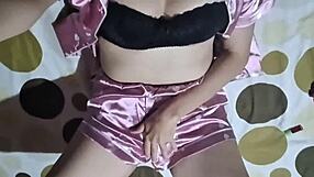 the hot latina stirs awake fingering her wet pussy solo homemade