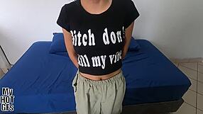 hey this legal 18 year old latina tries fucking on camera first time