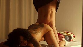 caught my ebony milf neighbor now fuck her rough till cum blasts on ass reh princess!