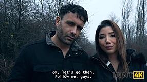 Hunt4k Babe Strips Natural Body to Spite Stupid Boyfriend