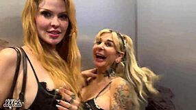 my pervy besties drag me to hotel for wild roommate-style pounding