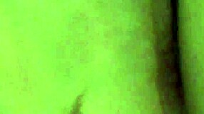 my pierced wet pussy throbs fucking vibrator in crotchless panties to screaming orgasm