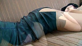 my fresh whore's hairy pussy gets monster cock creampie footjob