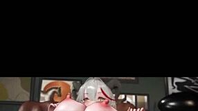 3d hq blonde big firm tits rides cowgirl pov sex bouncing tits deep penetration with sound added