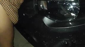 horny latina puta can't hold back gets fucked publicly on beach car flashing tits ass