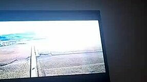 stepsis watching movie alone with me flashing her thong ends up slurping my cock in the bedroom