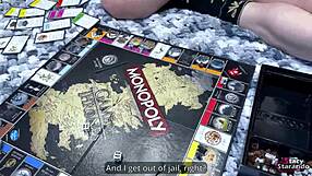 i turned into my hot stepsister's naked sex slave during our monopoly game domination... part one