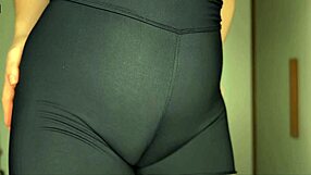 craving that juicy cameltoe tease in tight gym shorts?