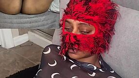 ebony fails no-moaning challenge as wet pussy gets eaten to squirting explosion!