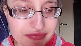 asmr glossy lips devour banana fetish tease