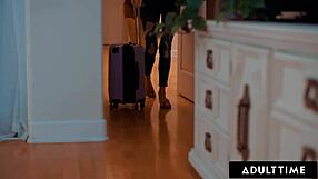 Aidra fox seduces kenna james into wet lesbian licking frenzy