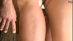 alaura eden's petite latina ass gets standing fucked deep