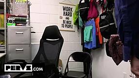 Rich Bitch Thief Caught Bent Over Fucked Raw!