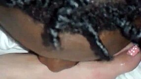 mmm sucking my wifes tasty toes while fucking her wet pussy hard