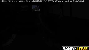 Picture redhead Abby McCoy bent over taking Sheem's huge black cock doggystyle then riding wild