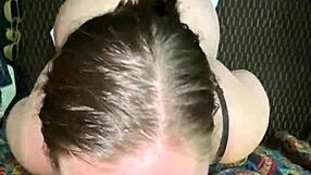 my snow bunny neighbor's deepthroat training on my monster cock was sloppy perfection