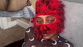 ebony fails no-moaning challenge as wet pussy gets eaten to squirting explosion!