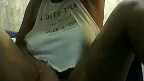 first squirt explosion soaks my entire wet pussy mess