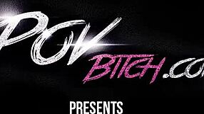 Cock starved whore gulps down fresh jizz after deepthroat suck