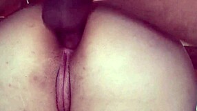 Redhead Milf in Fishnets Rides Big Cock on Bed for Creampie Doggystyle