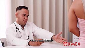 Sexmex Naty Delgado's Big Tits Ass Get Quickie Creampie Fuck