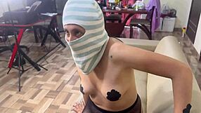 Lesbian newbie moans loud taking first anal creampie homemade deep.