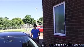 Busty British Milf Rides Monster Cock in High Heels