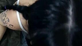 drakaris' instagram slut slurps monster black cock