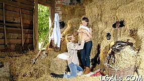 her young wet slit gets tongue-fucked by horny lesbian