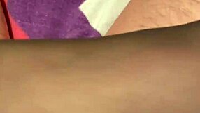 hubby gets footjob in black reinforced toe stockings