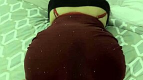 fucking my wife hard in her party dress after holiday bash