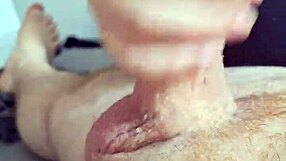 Young stepdaughter jerks off stepdad's cock cowgirl riding him alone at home with natural tits