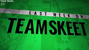 what started as step-sibs gym workout turned into wild anal creampie fuck