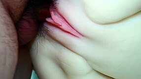 imagine spreading cute fuck doll's legs for deep double penetration closeup