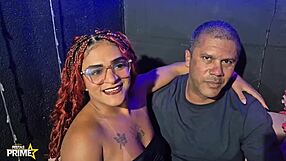 cuckold and hotwife sharing big cocks at gloryhole for max humiliation