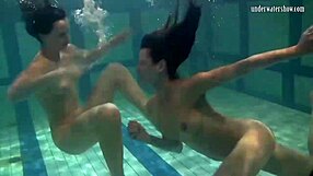 ivetta katka barbara dive into hot underwater pussy play