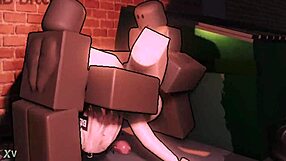 Bratty white femboy's shaved hole gangbanged deep by two monster black cocks in alley