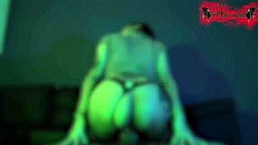 that alien girl gives the sloppiest deepthroat ever caught on cam