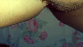 Latina's Pulsing Big Clit Teases Hairy Beaver Closeup