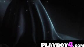 Gorgeous Brunette Jazmin's Massage Sparks Intense Lesbian Kissing