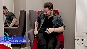 Finally the tiktok guy noticed us and now we're covered in cum after sloppy threesome fun