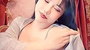 i'm in blue satin oh it clings to my big tits so nice webcam fun now