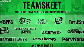 what started as step-sibs gym workout turned into wild anal creampie fuck